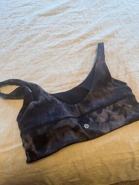 lululemon Black Tie-Dye Sports Bra reversible